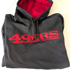 49ers XL Nike hoodie